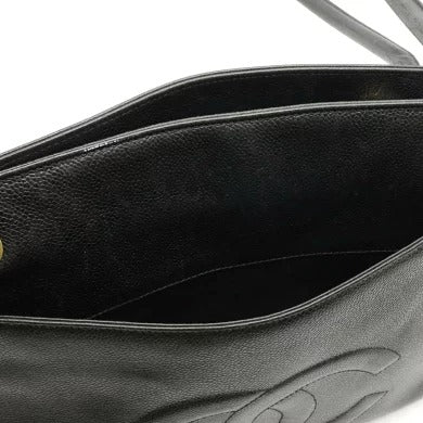 Chanel Cocomark Caviar Skin Shoulder Bag Leather