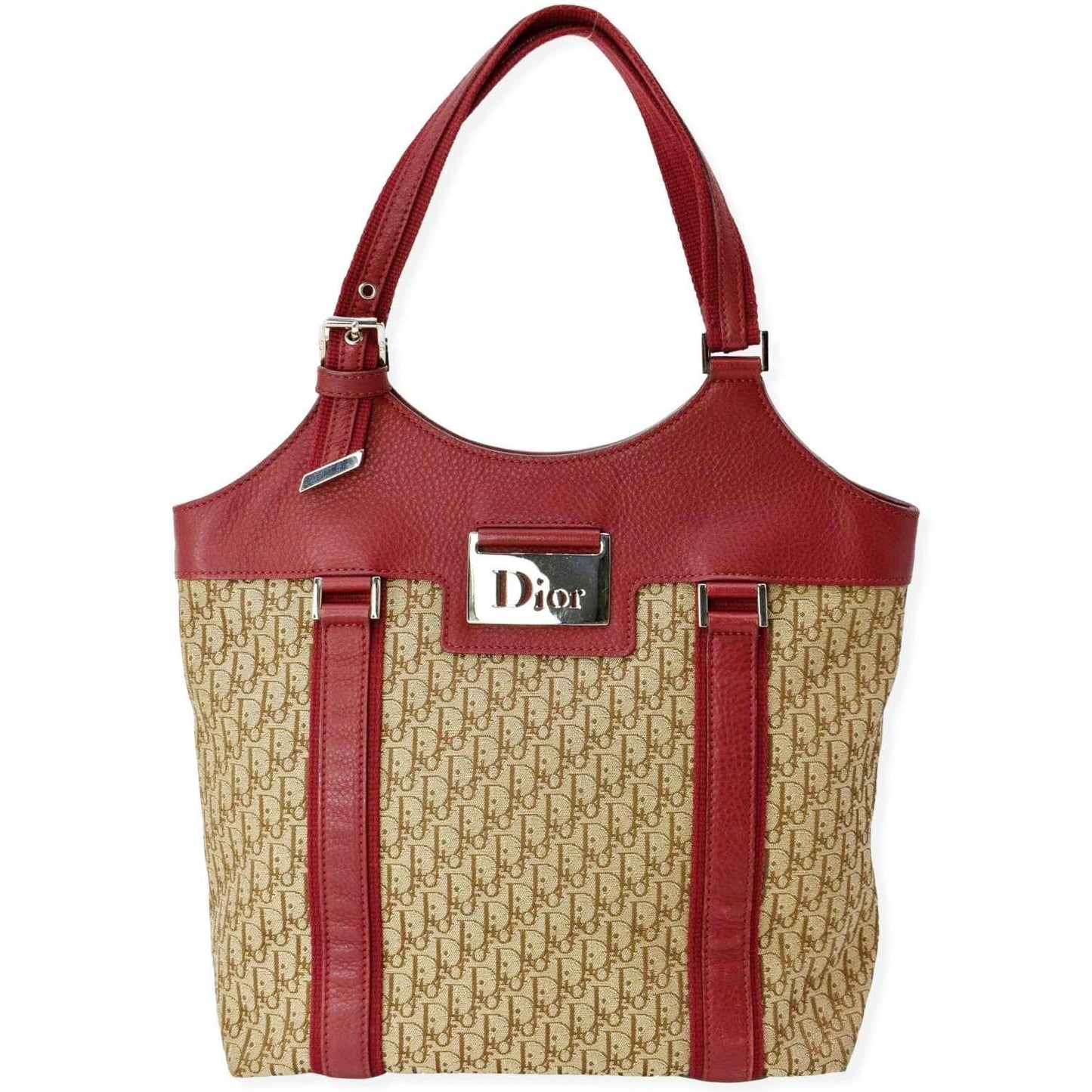 Dior Street Chic Trotter Tote Bag Canvas Monogram