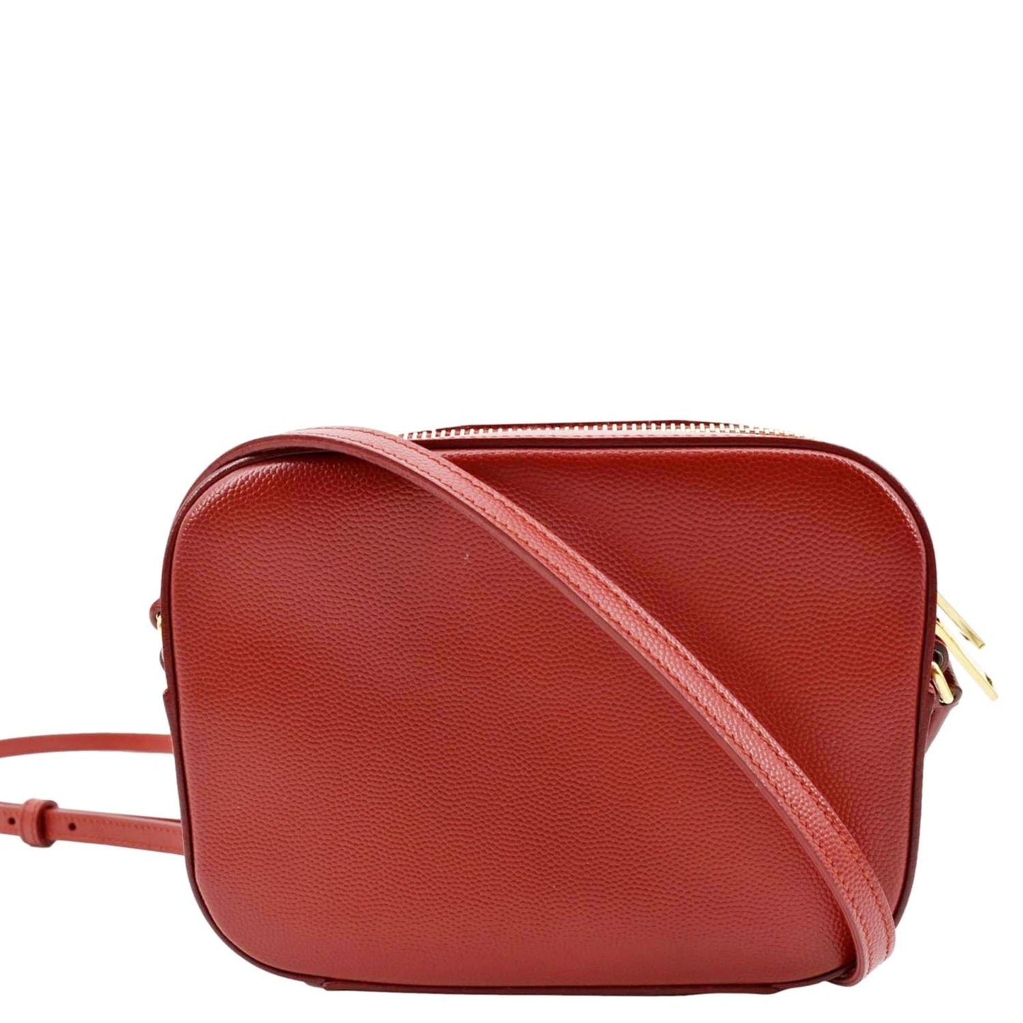 YSL Saint Laurent Yves Crossbody Camera Bag Leather Red Crossbody Bag
