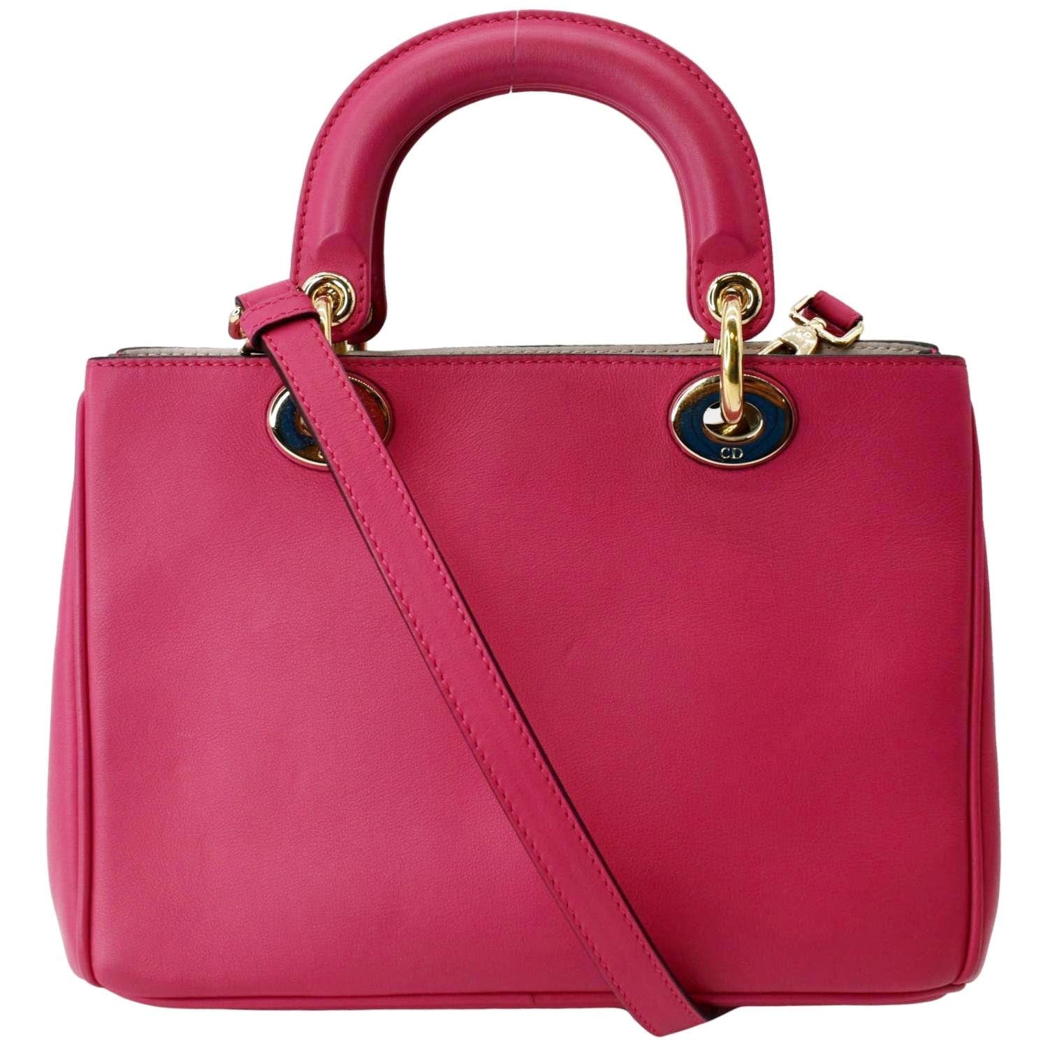 Dior issimo Tote Bag Leather Pink