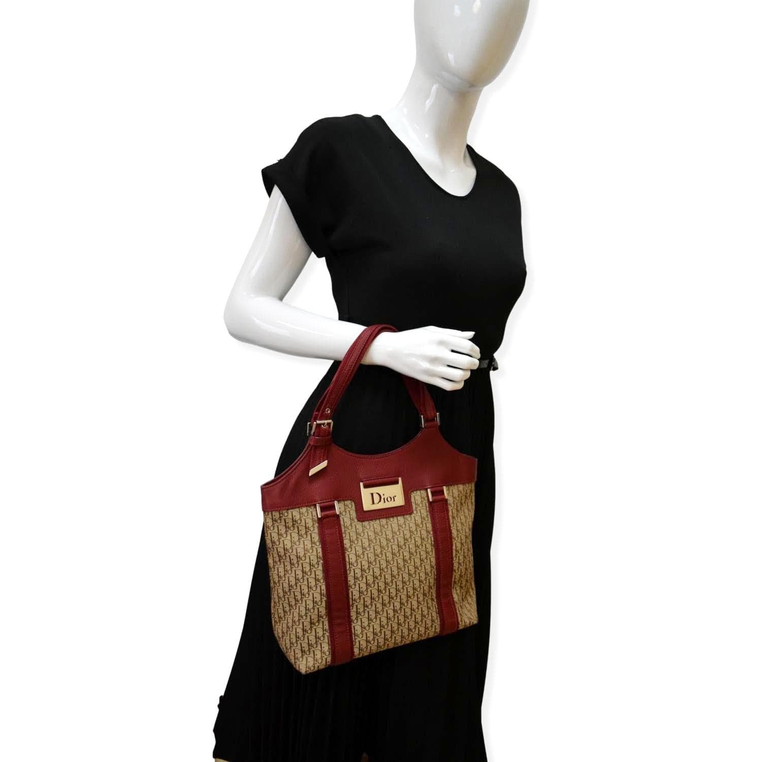 Dior Street Chic Trotter Tote Bag Canvas Monogram
