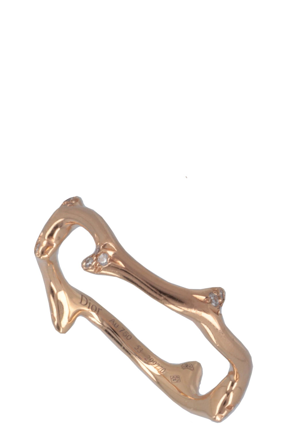 Dior Bois de Rose Ring Rosegold Diamonds Jewelry