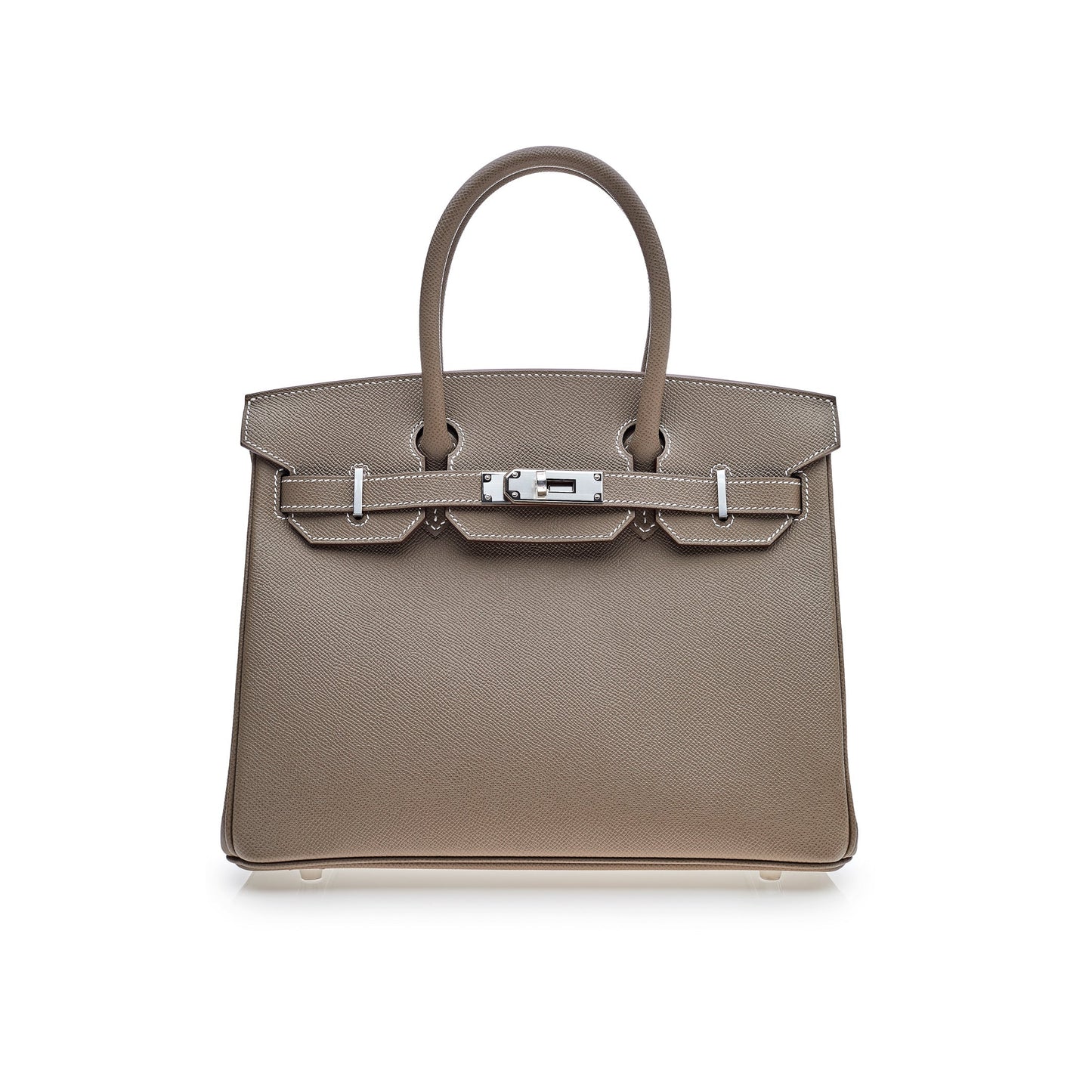 Gucci Hermes Birkin Epsom Etoupe Palladium Hardware Handbag Travel Bag
