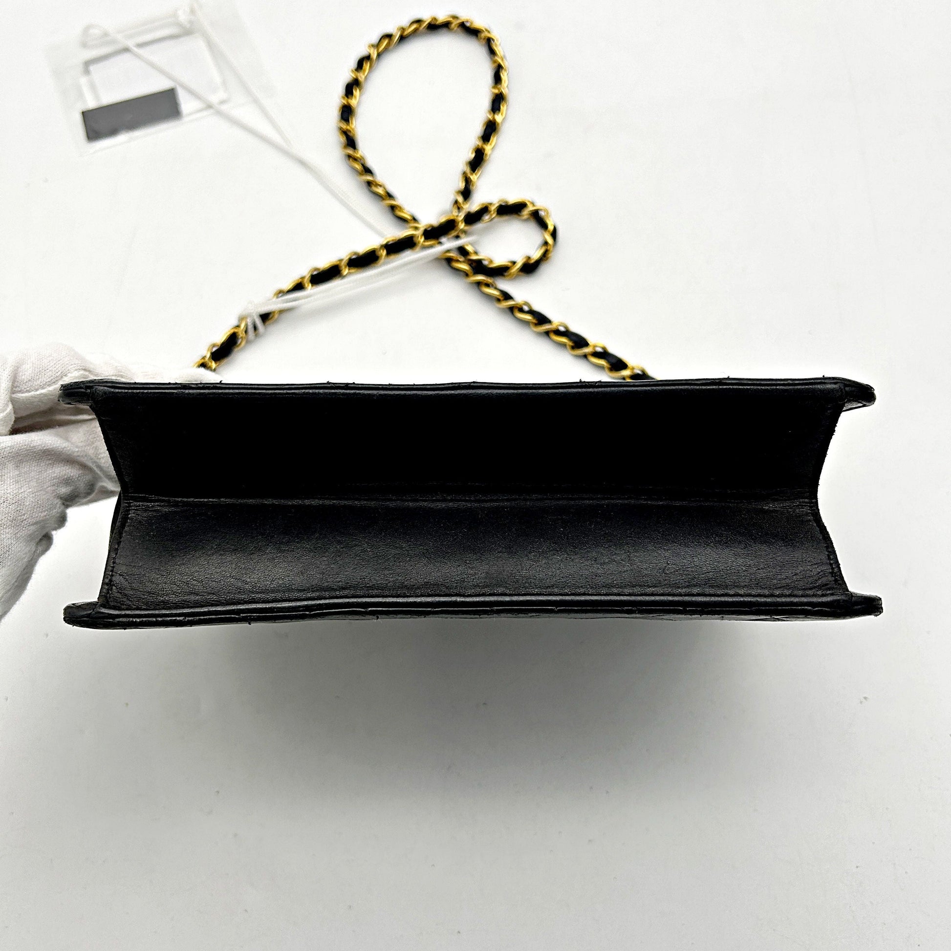 CHANEL | Bags | Chanel Vtg Cc Logo Old Medium Black Matelasse Quilted Shoulder Bag LA8553