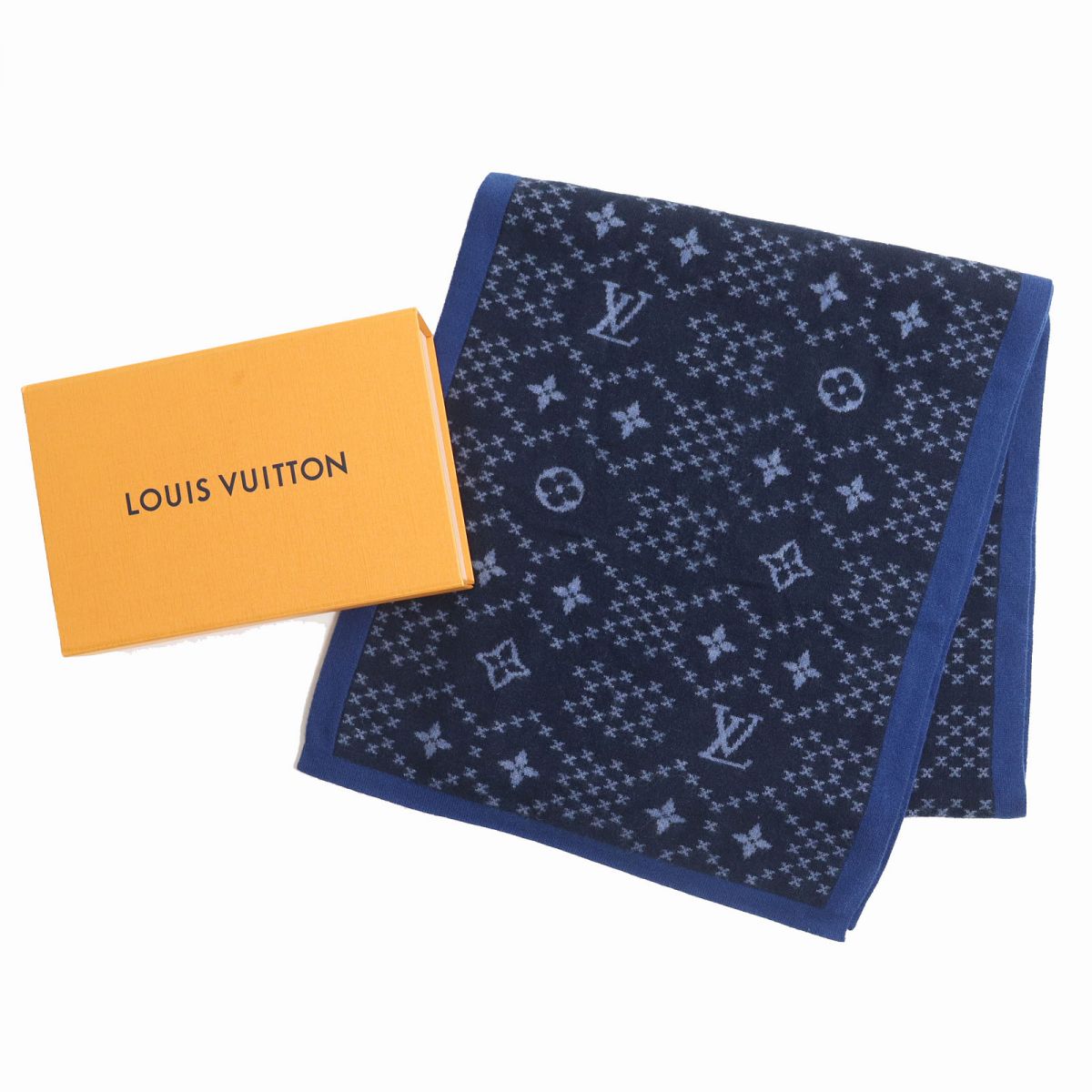 Louis Vuitton Scarf Blue Navy