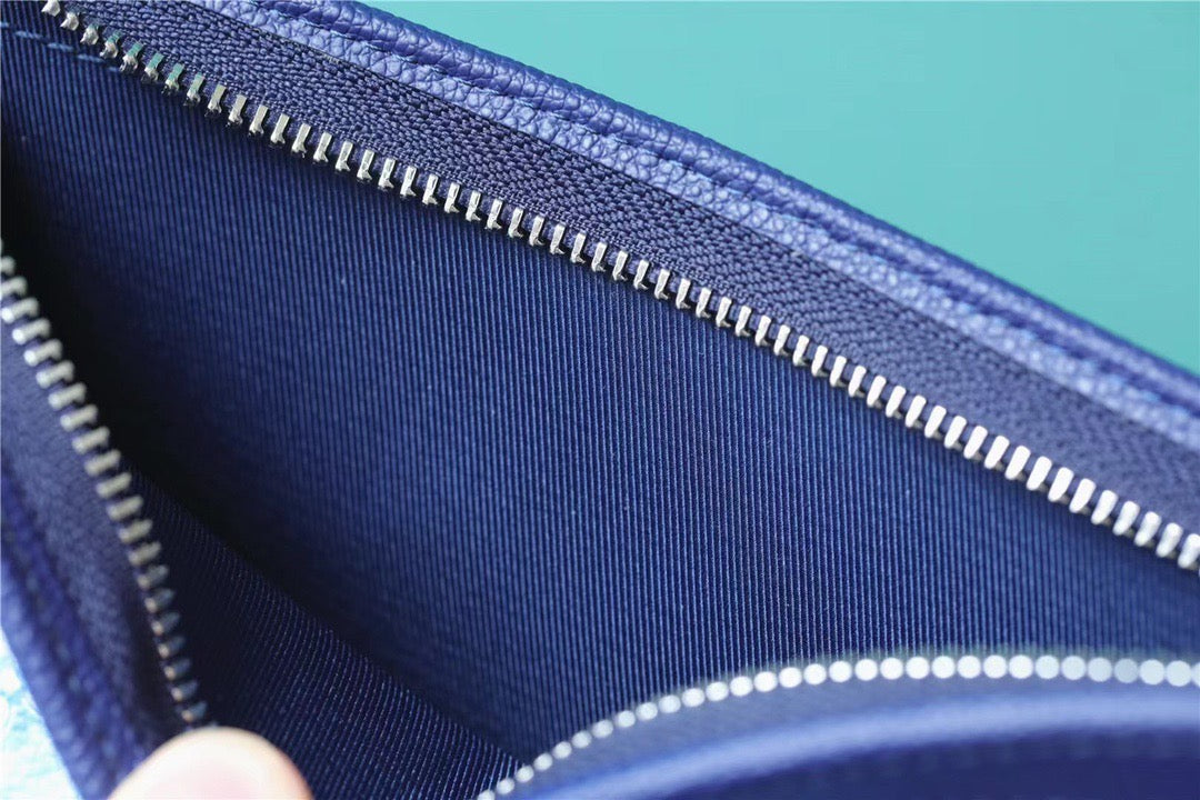 Top Quality Gaston Wearable Wallet For Men Monogram Blue Crossbody Bag