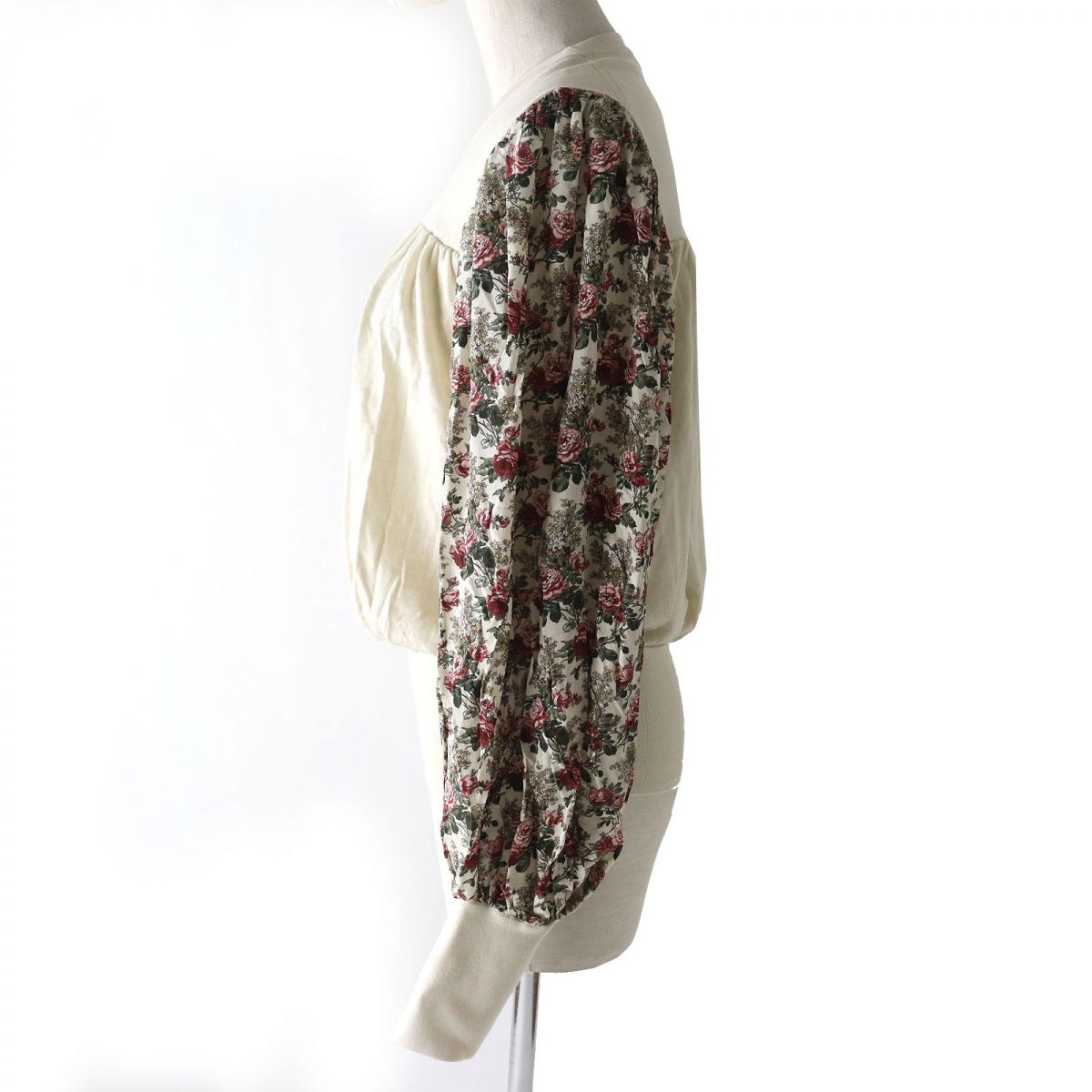 Louis Vuitton knit Part 100 silk Light Nylon Wool Beige Multicolor Handbag E12 St30915