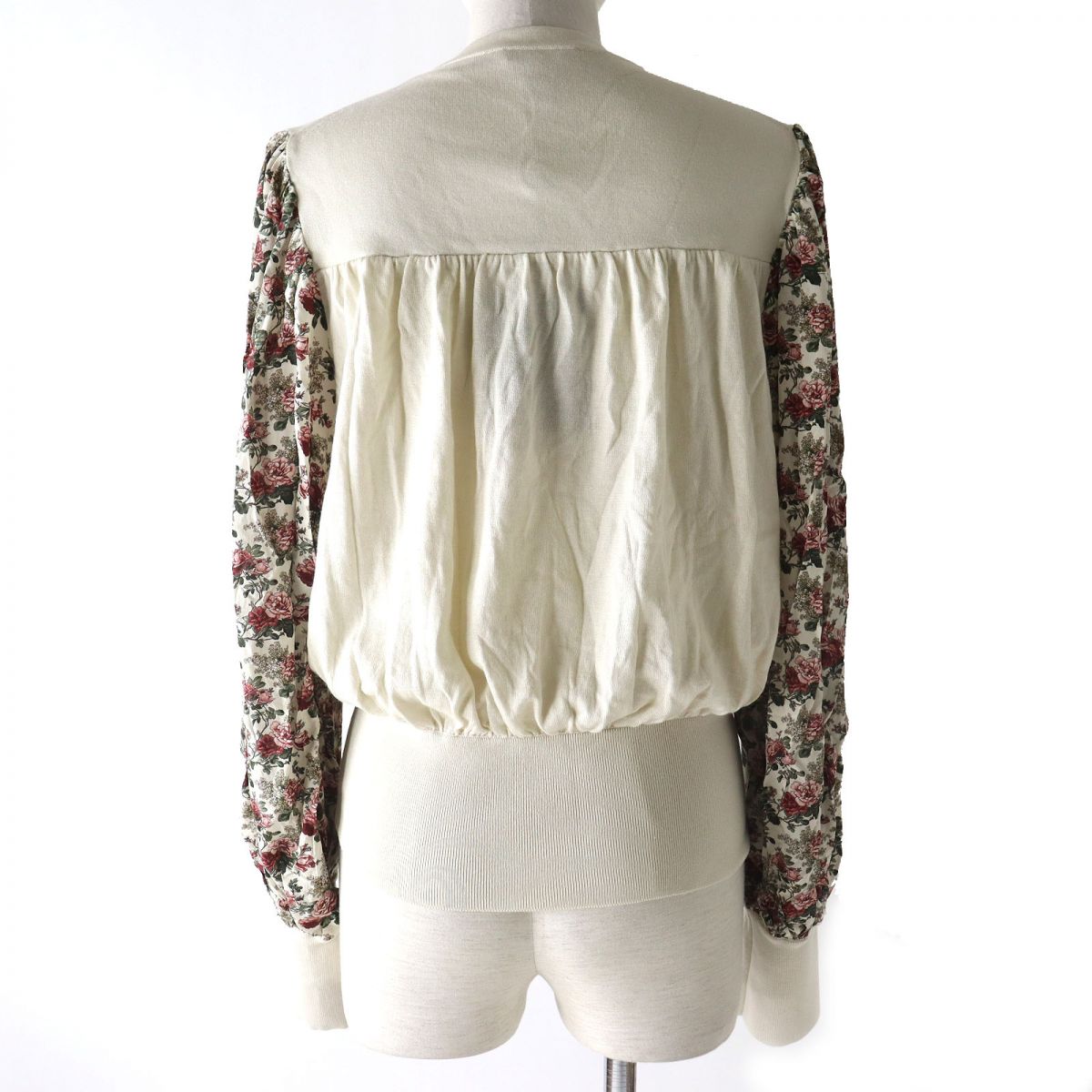 Louis Vuitton knit Part 100 silk Light Nylon Wool Beige Multicolor Handbag E12 St30915