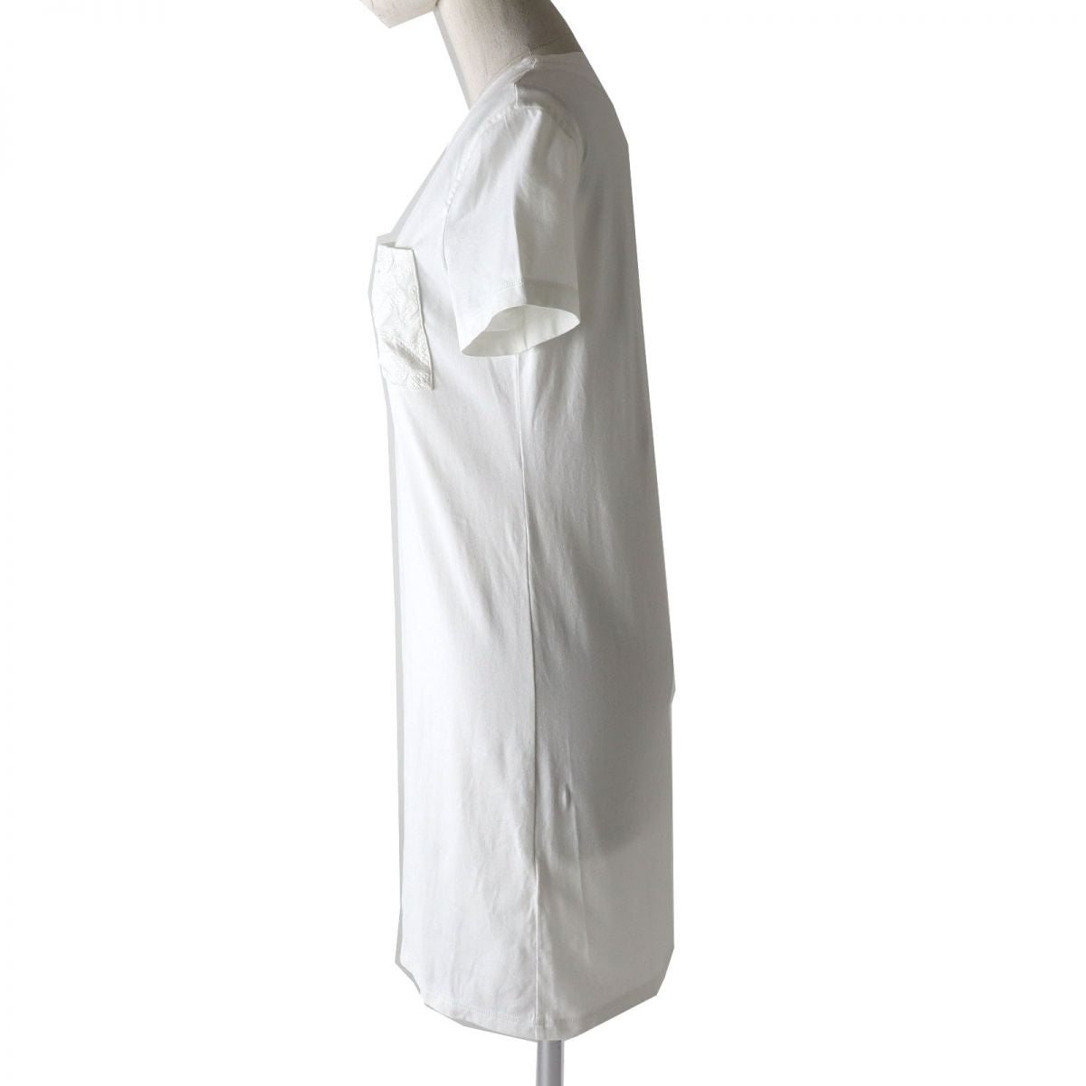 Tunic Main: Cotton, Part: Rayon Women Handbag White Travel Bag