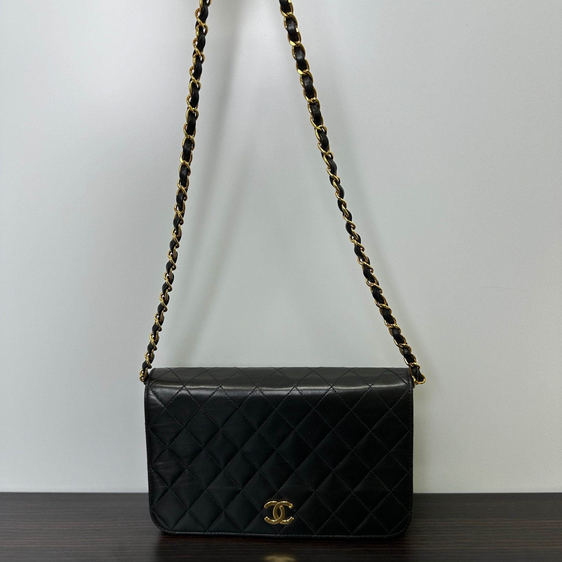CHANEL | Bags |   Chanel Black Classic Full Flap Bag LB