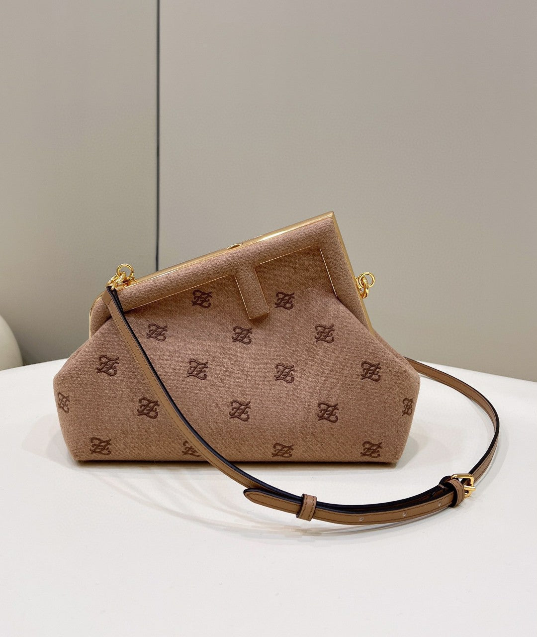 Fi First Bag For Woman Brown Small Travel Bag