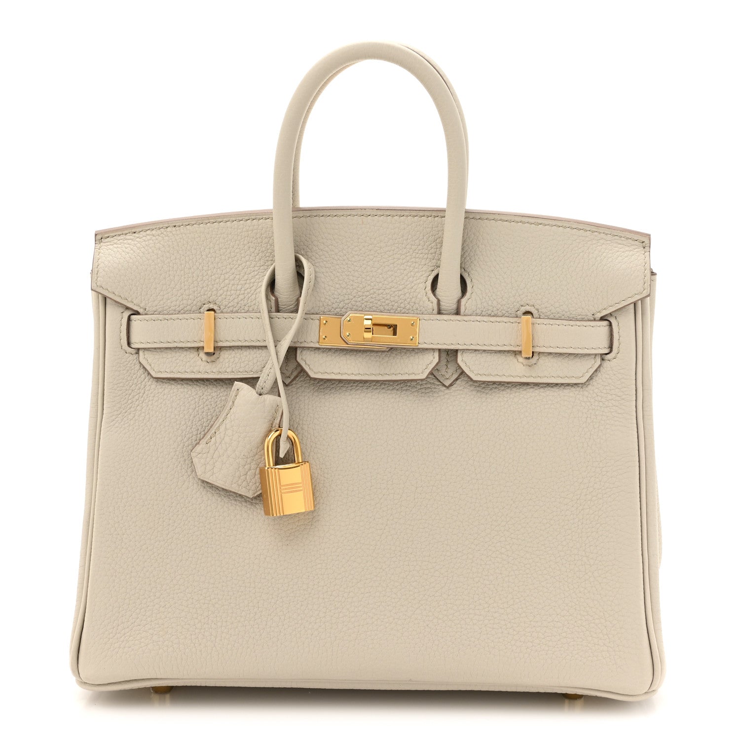 Hermes Togo Birkin Beton Handbag Travel Bag 25 Beton 1760460