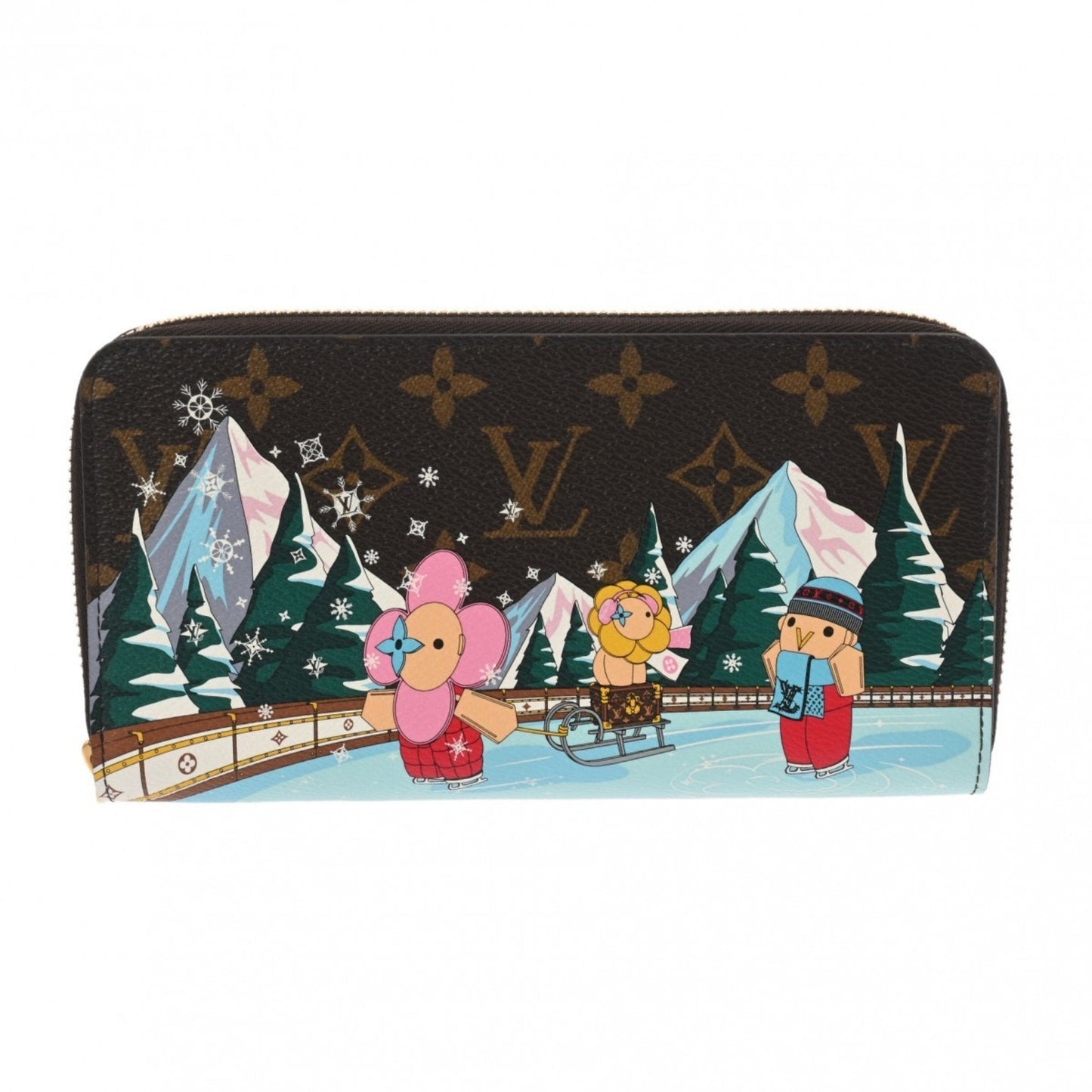 Louis Vuitton Monogram Monogram pink Monogram Long Bill Wallet (Bi-Fold)