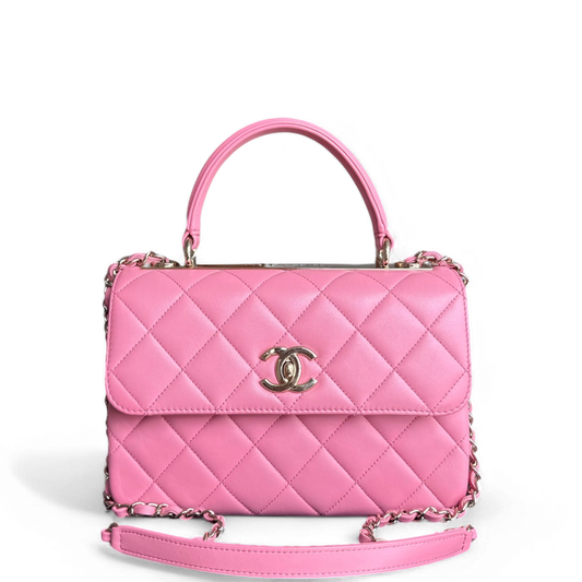 Chanel Trendy CC Small - Quilted Lambskin Light Pink Gold Hardware Series 30
