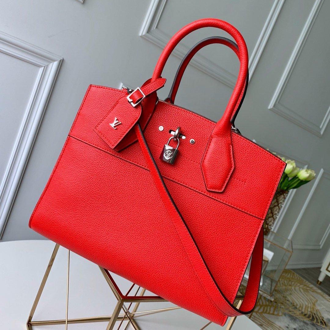 Louis Vuitton CITY STEAMER MM Fashion Accessory Style 3