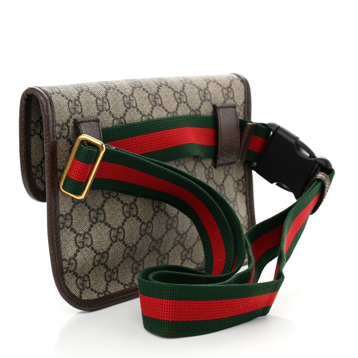 Gucci GG Supreme Monogram Neo Web Belt Bag Brown