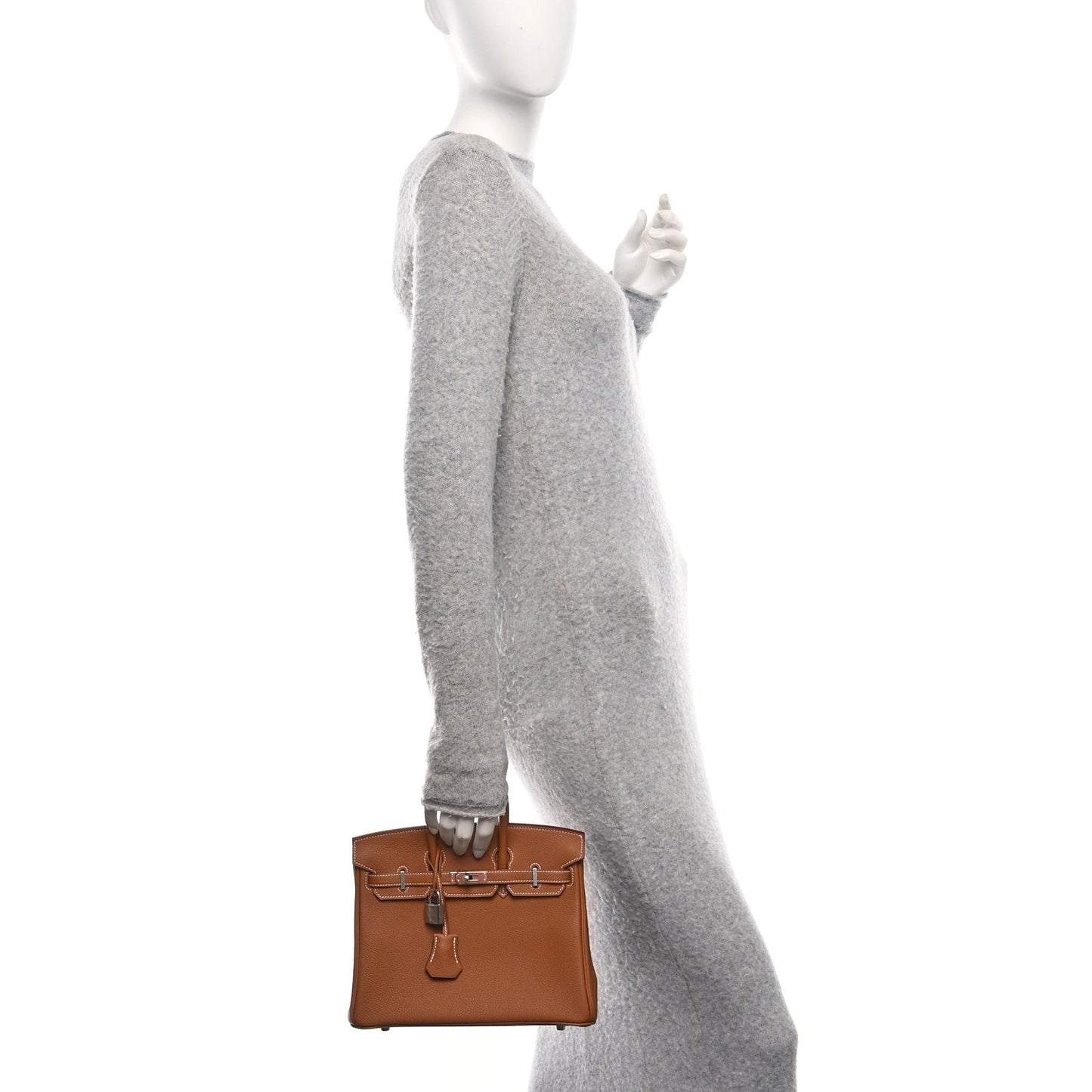 Hermes Taurillon Novillo Birkin Handbag Gold Travel Bag