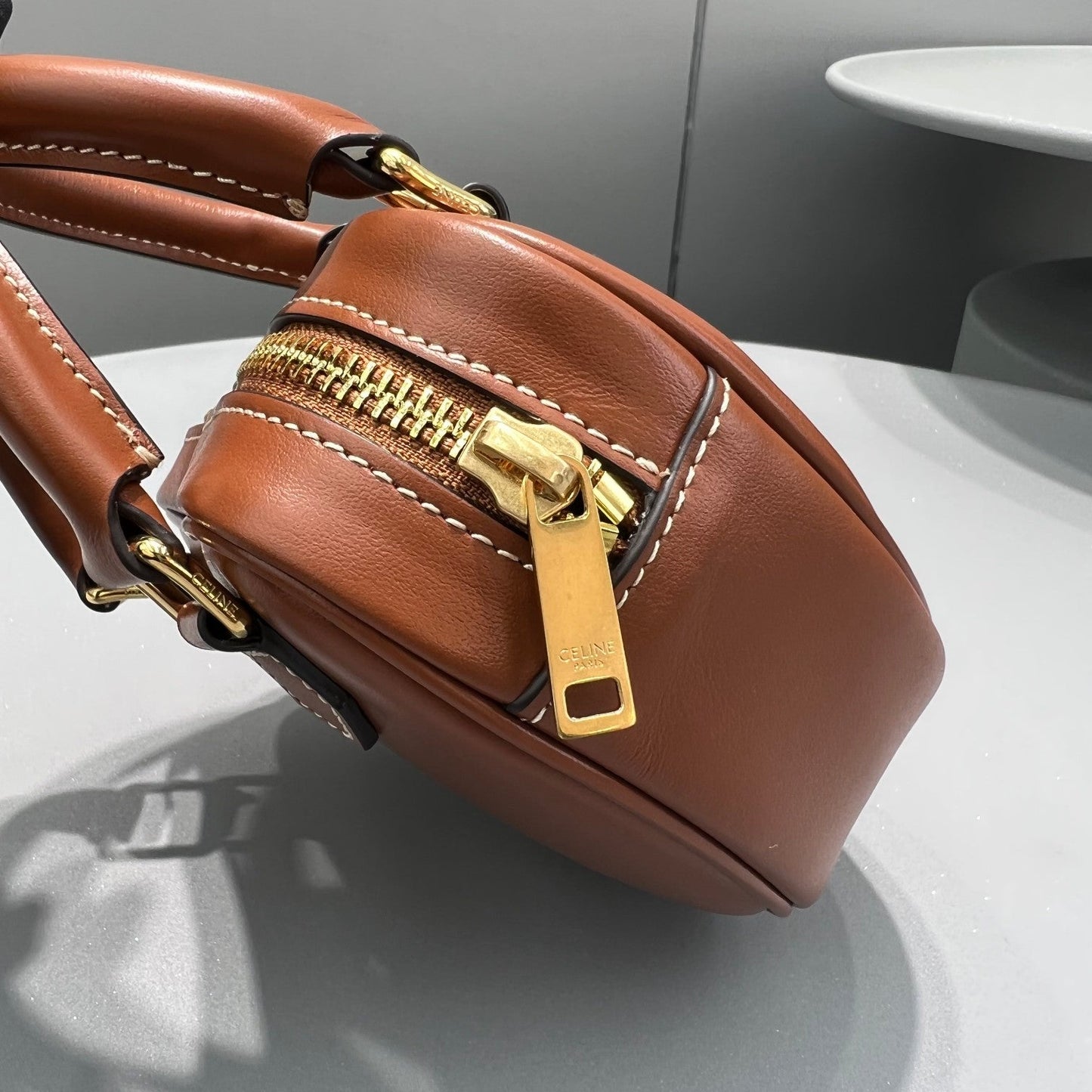 Top Quality Metop Qualityum Top Quality Heart Brown Travel Bag