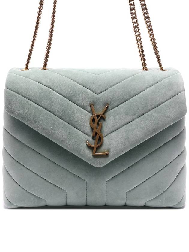 YSL Saint Laurent Saint Laurent Trending Loulou Small Shoulder Bag Suede Quilted