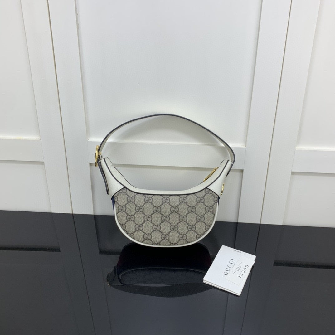 gg Ophidia gg Ebony gg Canvas Beige Mini Bag