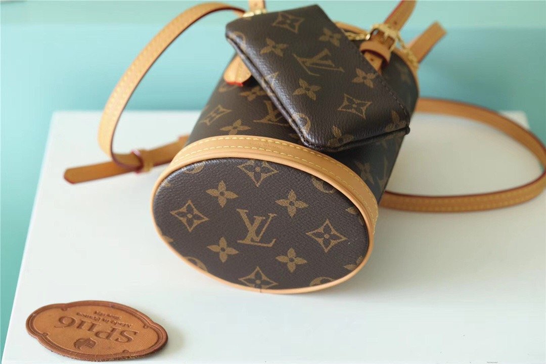Top Quality Nano Bucket Bag For Women Canvas Monogram