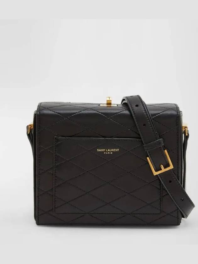 YSL Saint Laurent Trending Lambskin Mini Square Cross Bag Leather Quilted Shoulder Bag