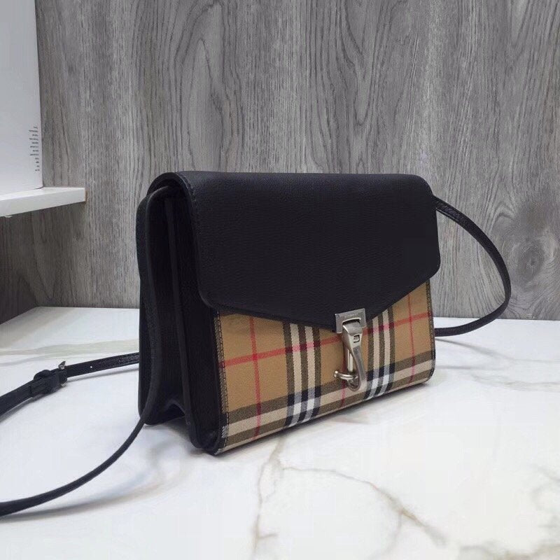 Top Quality Check And Crossbody Bag For Black Small 9In24Cm 7036
