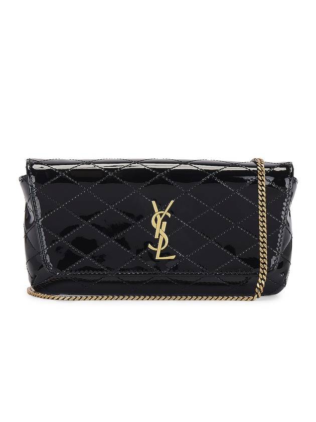 YSL Saint Laurent Saint Laurent Trending Gaby Phone Shoulder Bag Black Chain