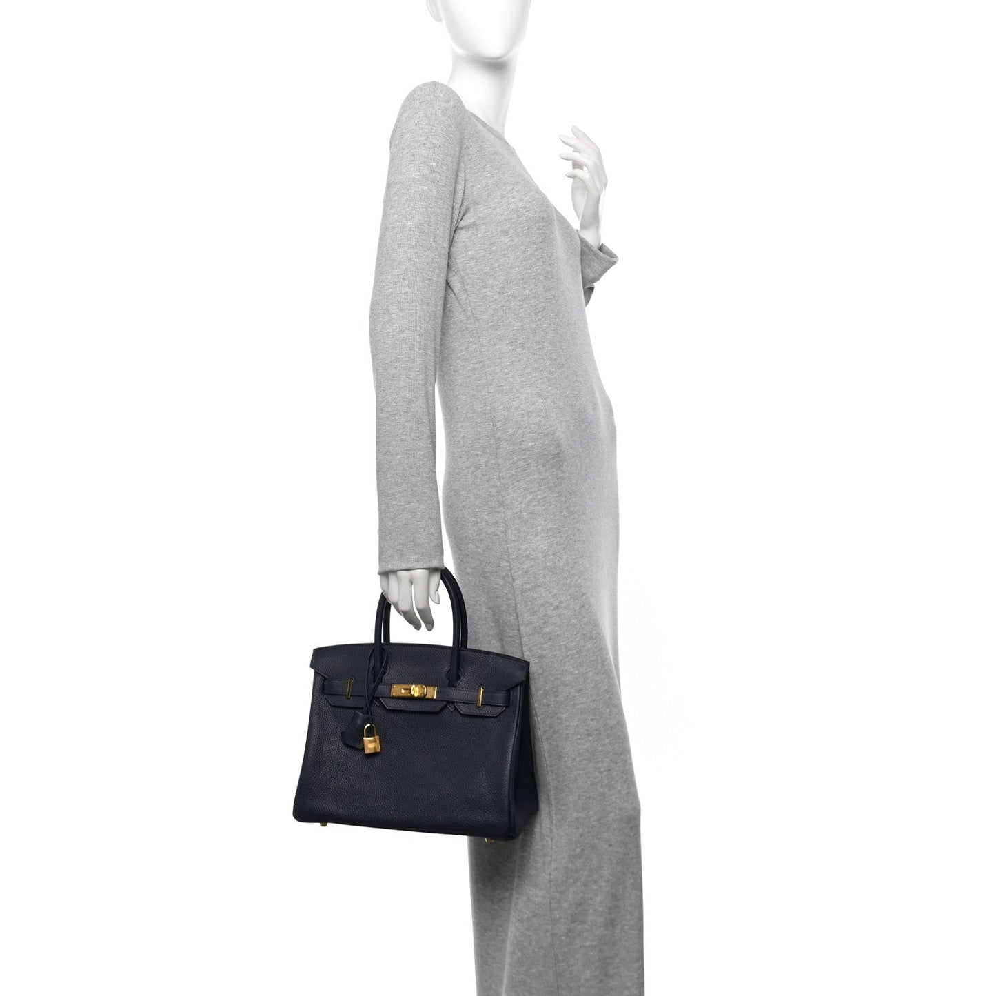 Hermes Togo Birkin Bleu Nuit Handbag Travel Bag Bleu Nuit 1765354