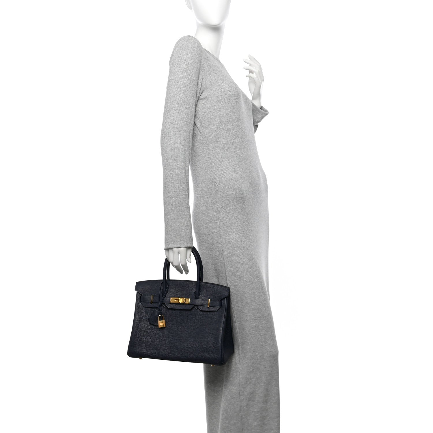 Hermes Togo Birkin Bleu Nuit Handbag Travel Bag Bleu Nuit 1765354