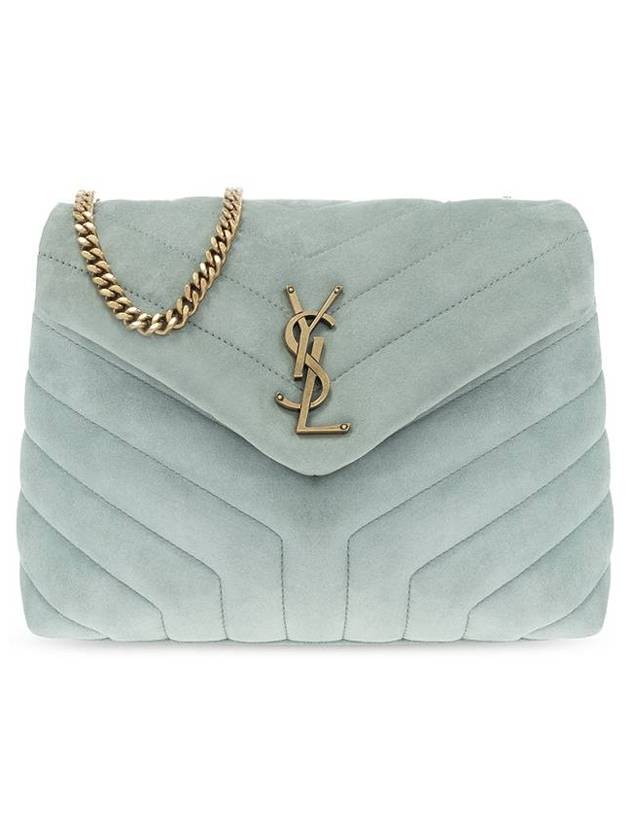 YSL Saint Laurent Saint Laurent Trending Loulou Small Shoulder Bag Suede Quilted