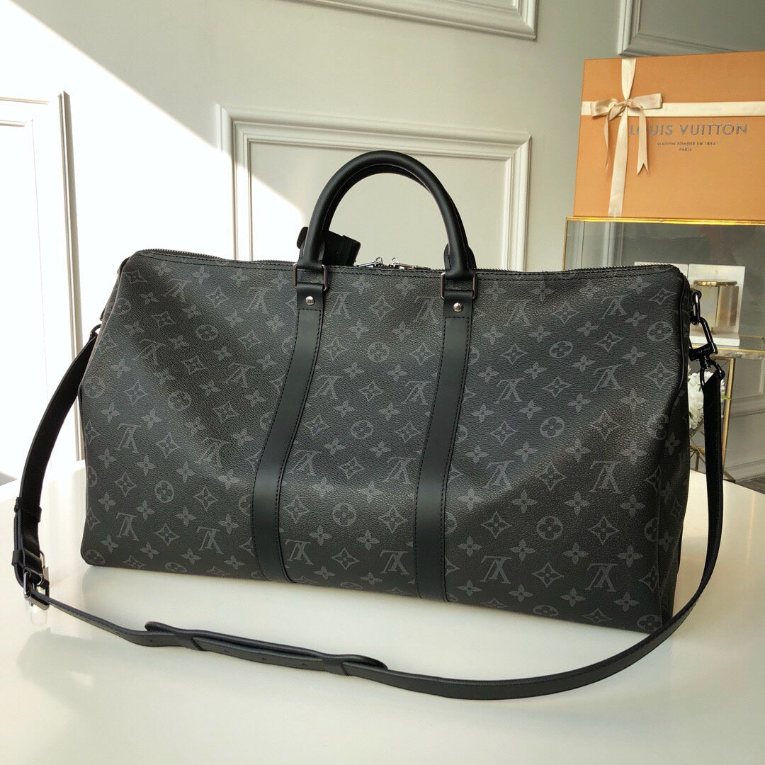 Gucci Top Quality Lu age Bag Monogram Black Travel Bag