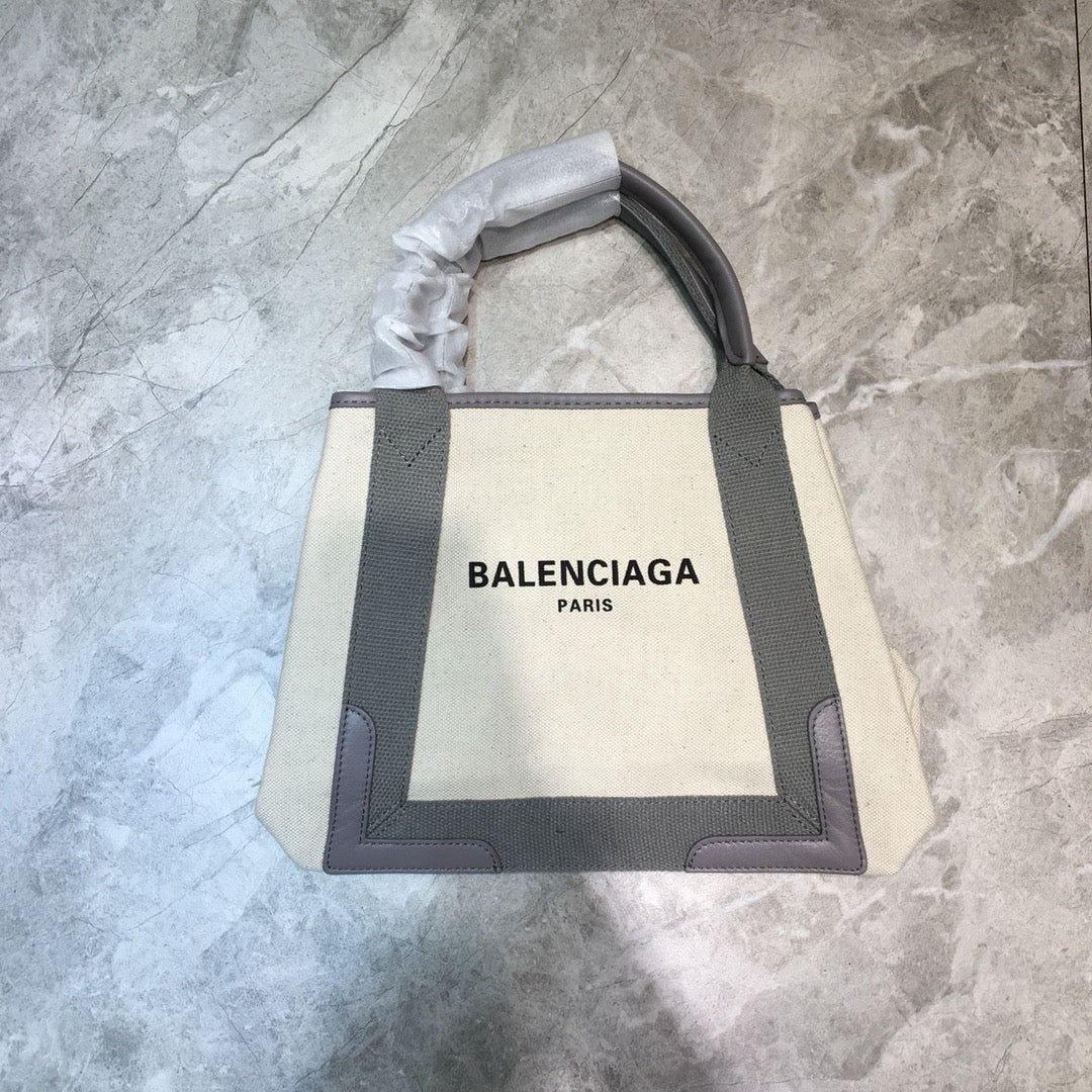 Top Quality Navy Cabas Tote Bag In Small