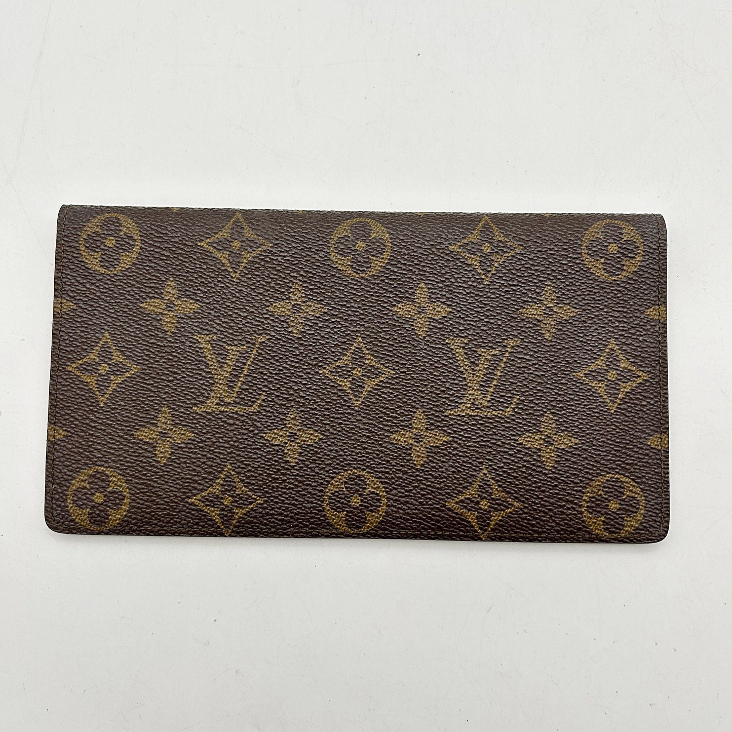 Louis Vuitton | Bags | Louis Vuitton Long Wallet Porte Chequier Double Monogram Canvas lv8806vd