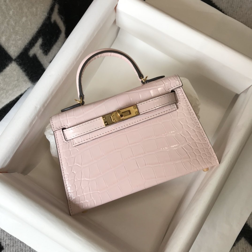 Top Quality Kelly For Women Toned Hardware Pink Gold Travel Bag