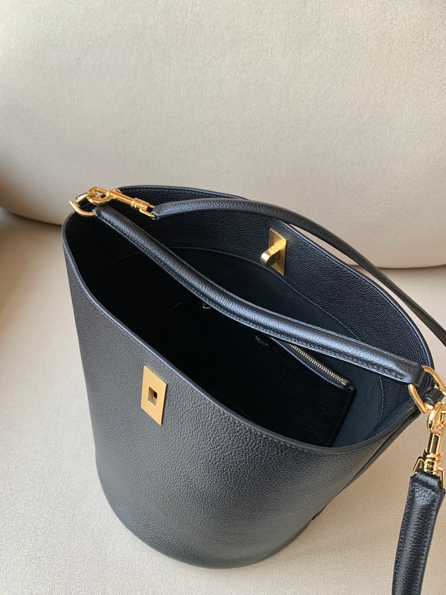 Top Quality Bag For Women 38No Black Bucket Bucket Bag 195573Cr438No 6272