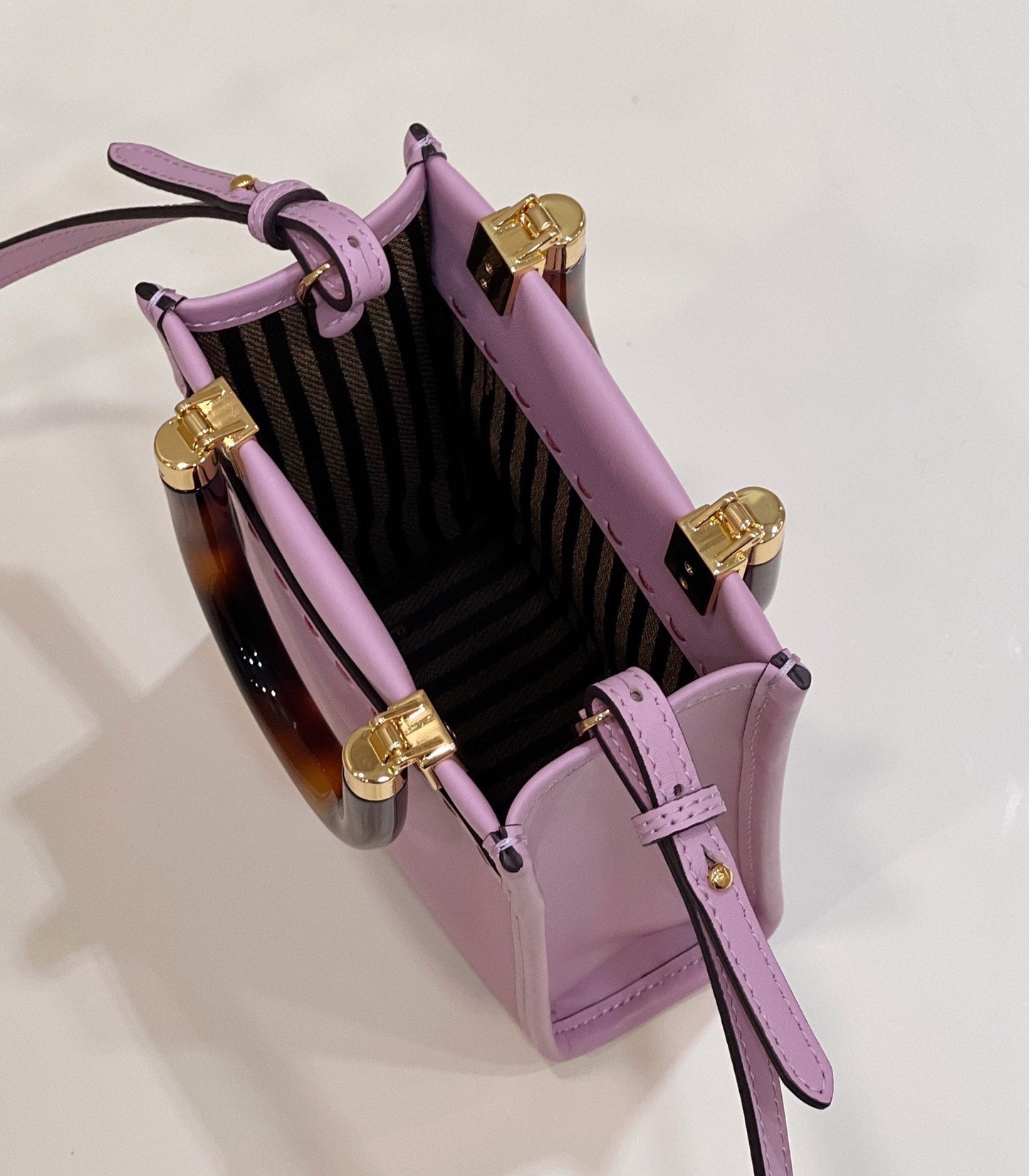 Sunshine Shopper Lilac Mini Tote Bag