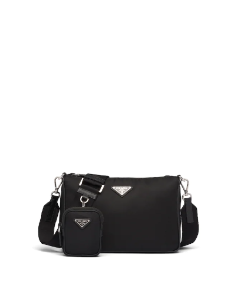 Prada Cross Body Bag Nylon Black Crossbody Bag