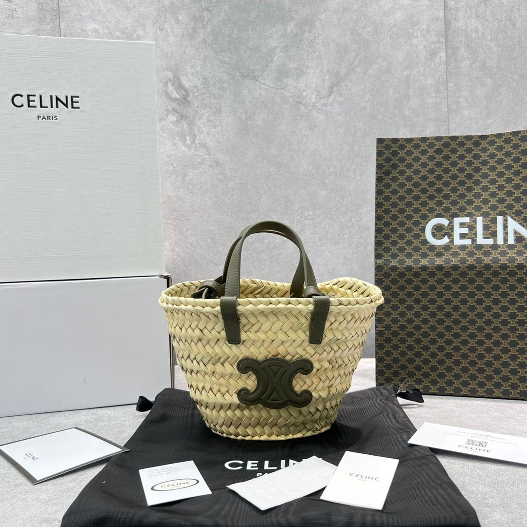Top Quality Teen Triomphe Classic Pannier Tote Green Tote Bag