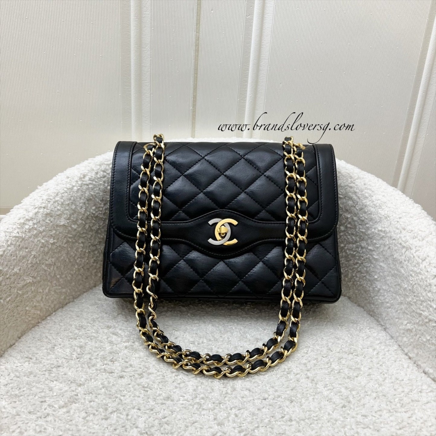 Chanel Seasonal Small Flap With 2-Tone Turn Lock And 24K Gold-Plated Hw Bag