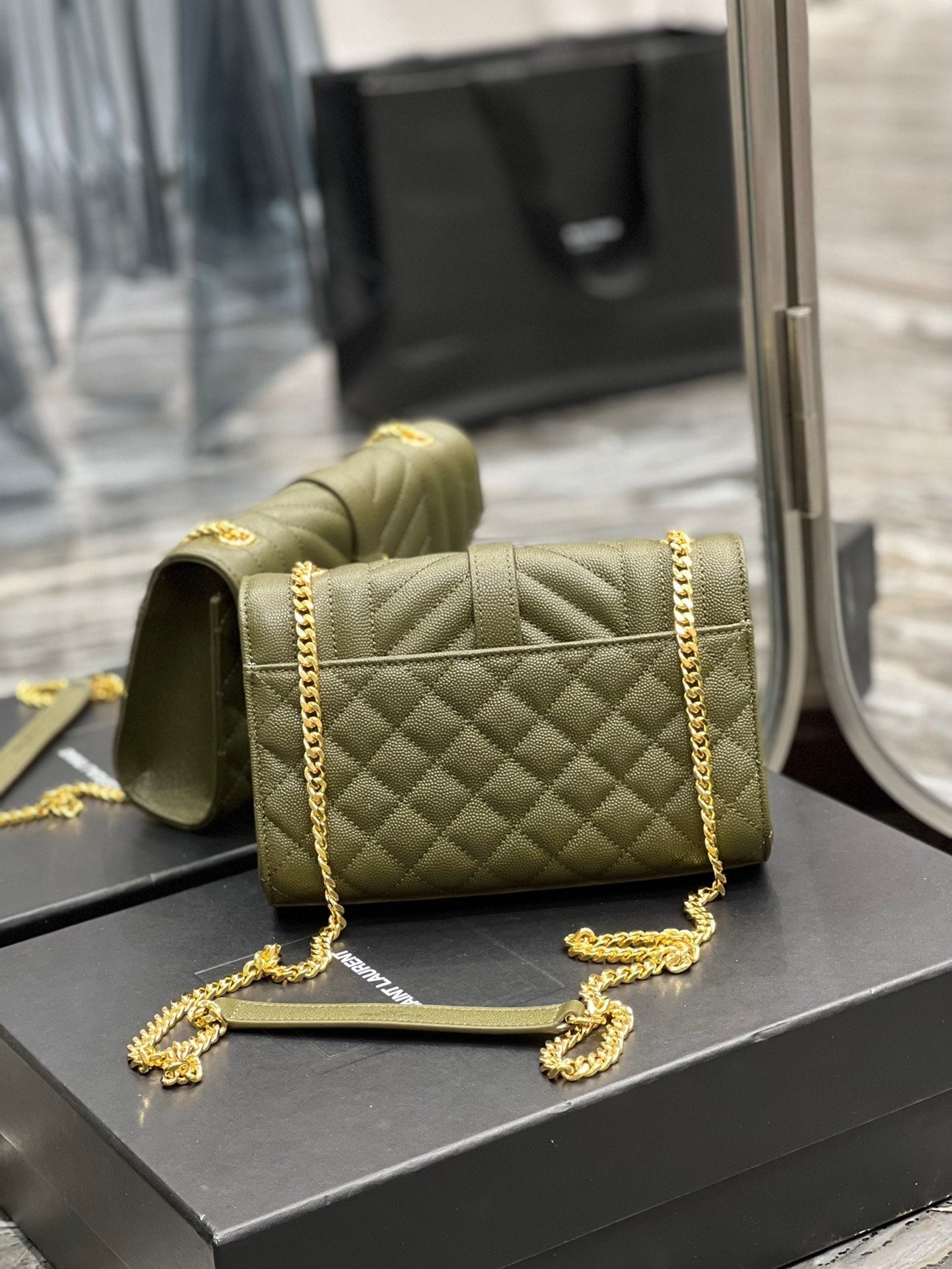 YSL Saint Laurent Ysl Saint Laurent Small Bag In Mix Matelasse Travel Bag