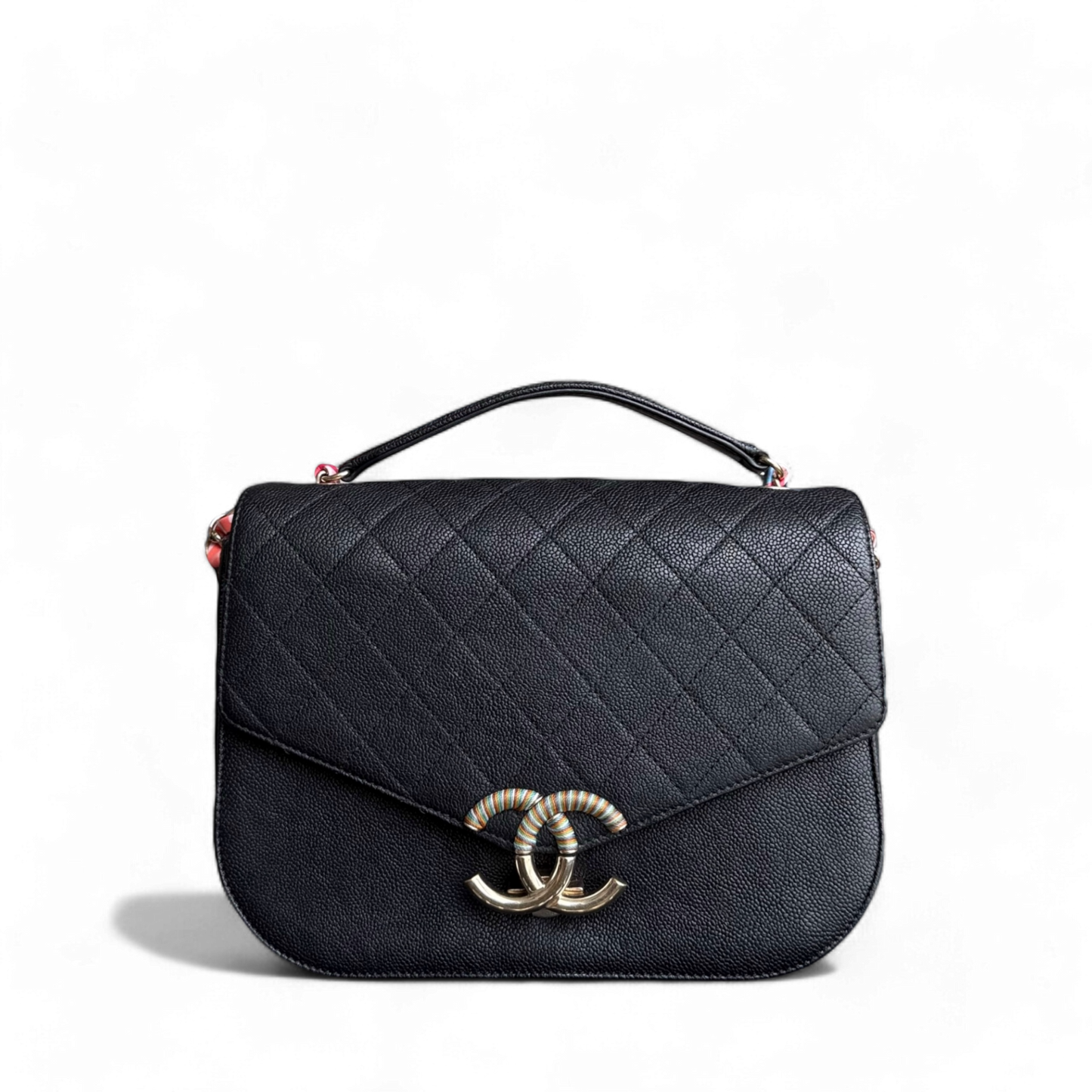 Chanel Coco Curve Cuba - Caviar Medium Black Gold Hardware