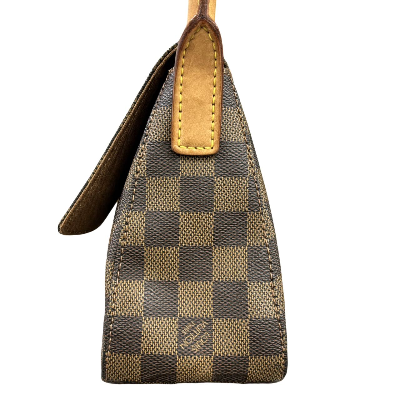 Louis Vuitton Damier Mini Looping Ebene Fashion Accessory