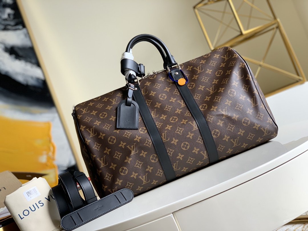 Top Quality Keepall Bandouliere Macassar For Men Canvas Monogram Travel Bag