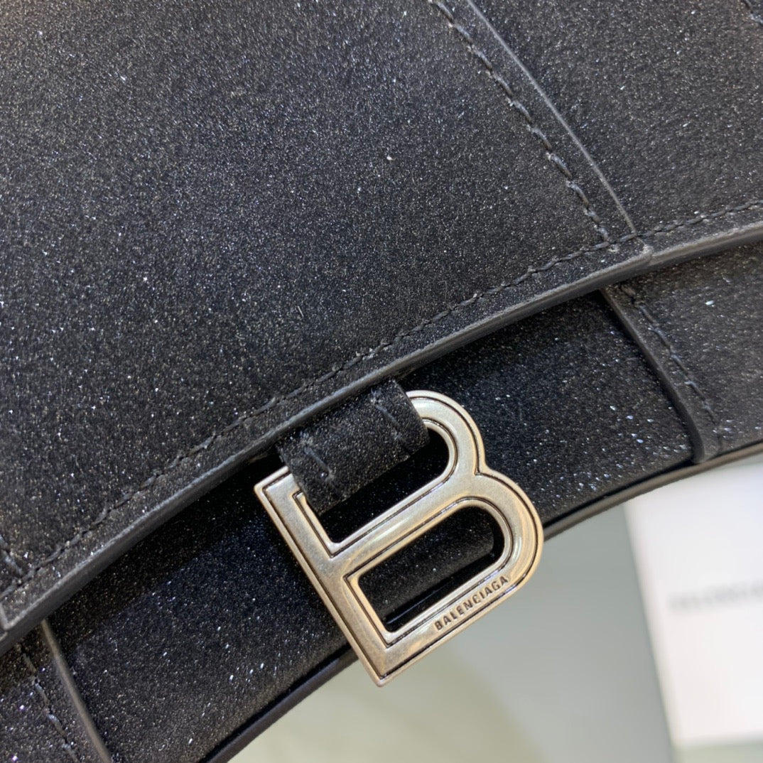 Top Quality Hourglass Handbag With In For Black Mini Travel Bag