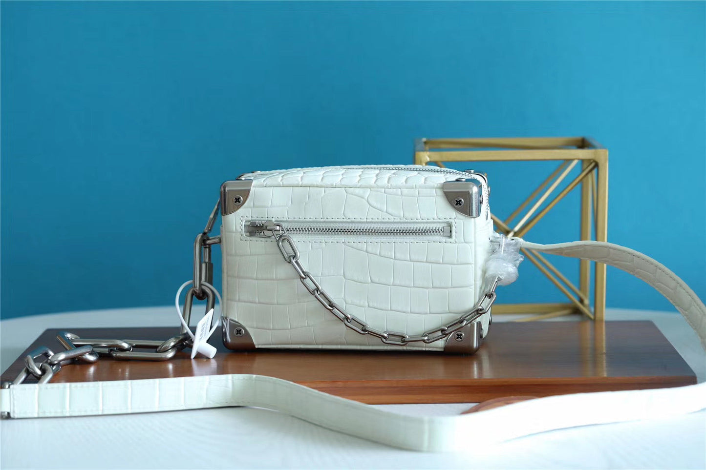 Top Quality Soft Trunk Crocotop Qualitylian For White Mini Crossbody Bag