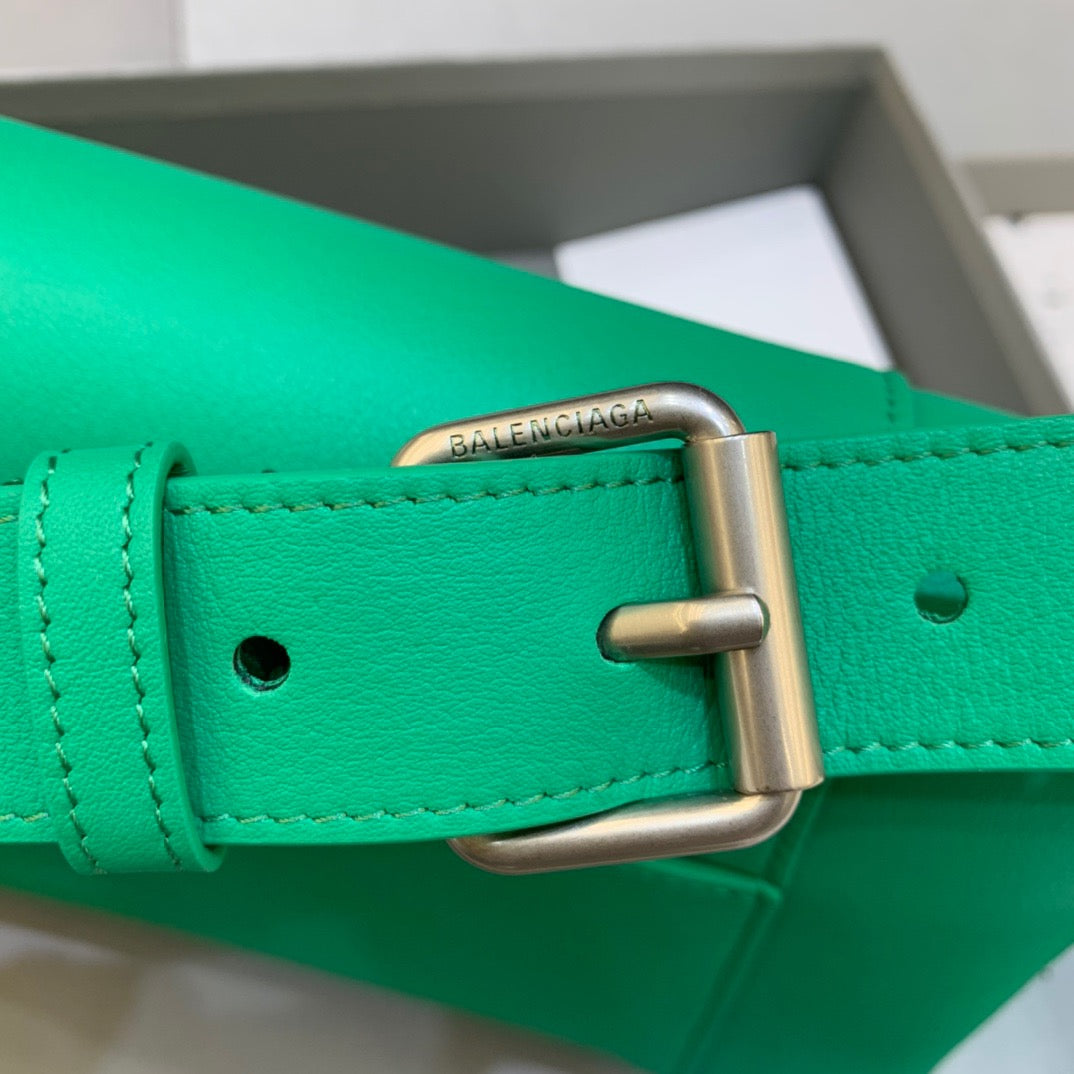 Top Quality Downtown Shoulder Bag In For Green Small