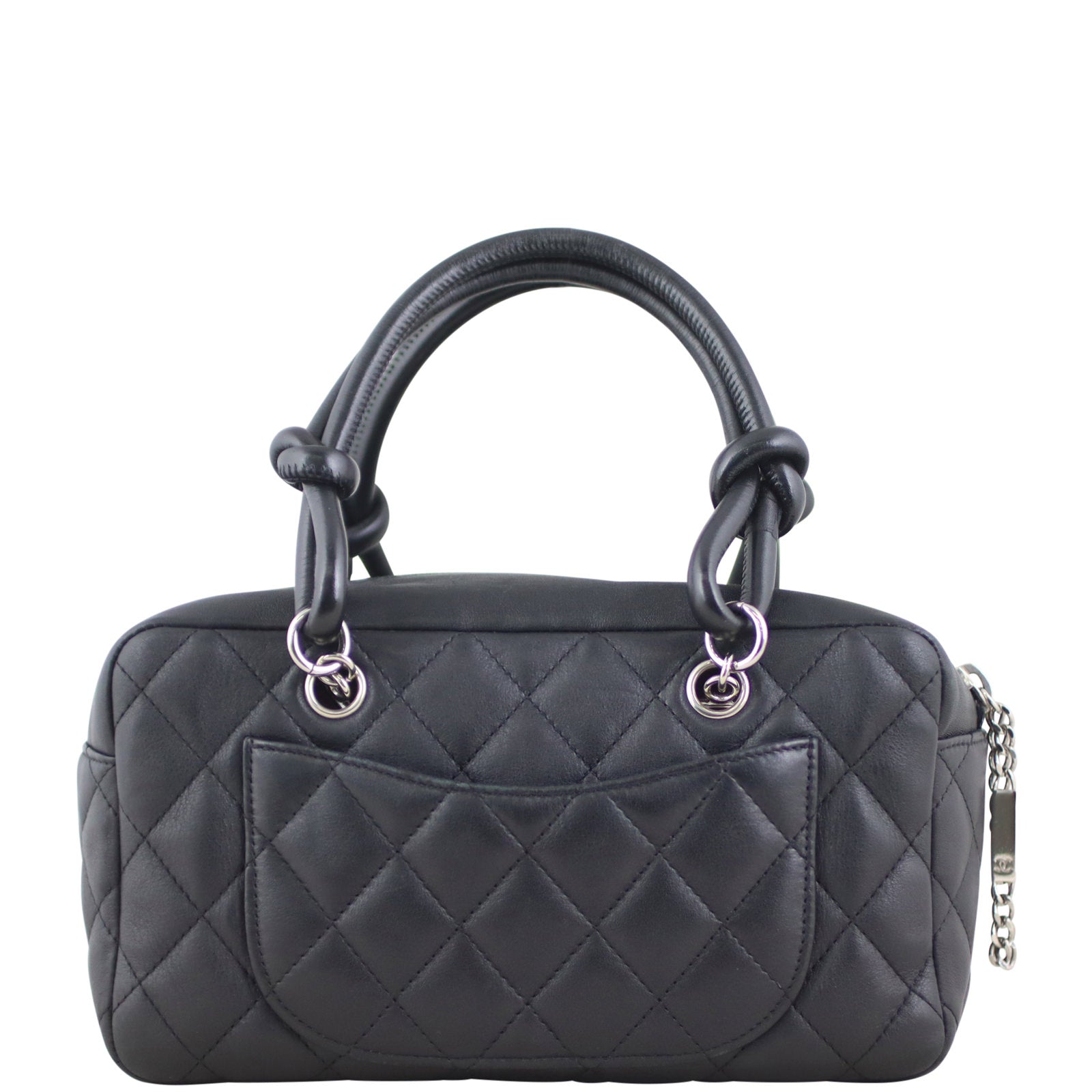 Chanel Cambon Bowler Handbag Quilted Mini Mini Bag