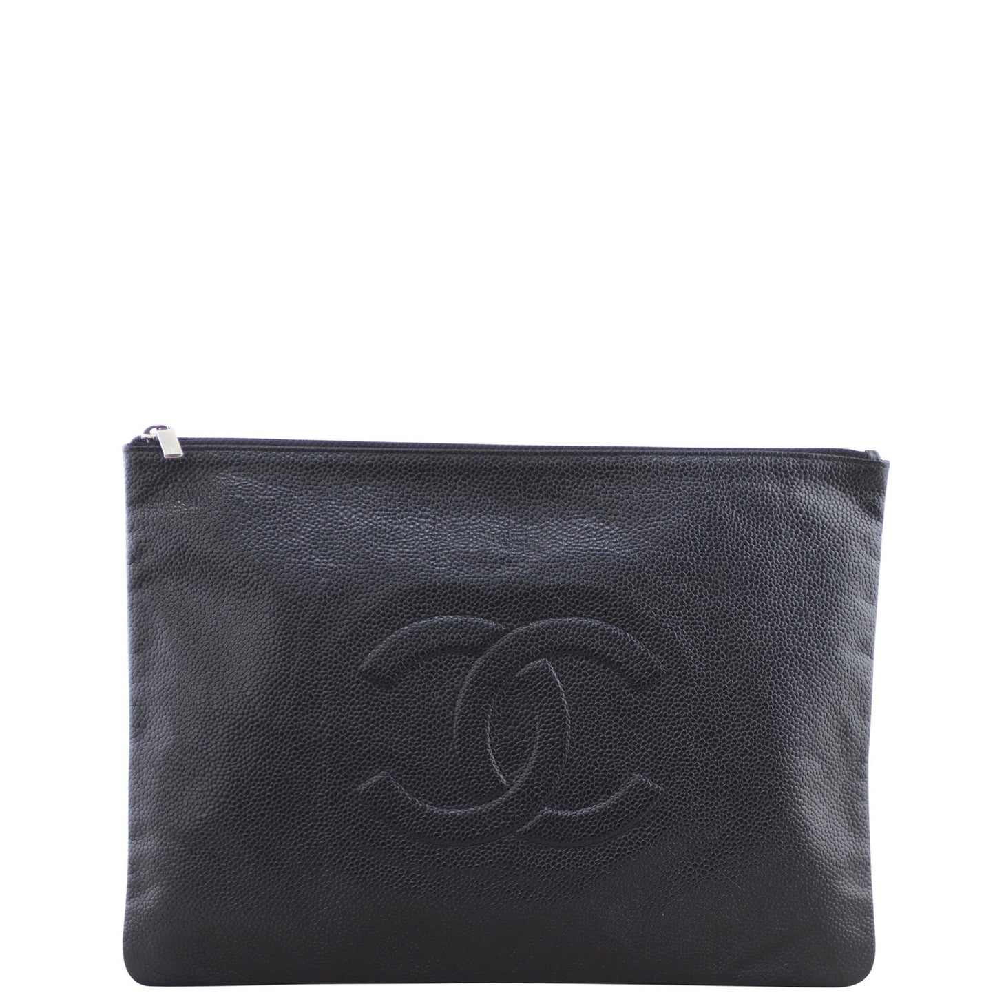 Chanel Timeless Zip Pouch Handbag Large