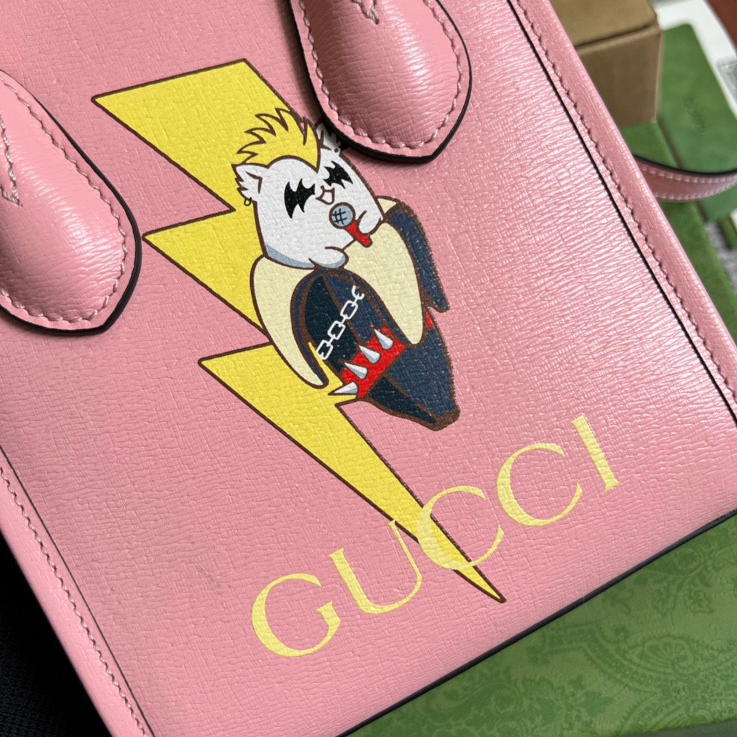 gg Bananya Print , ’s Pink Mini Tote Bag